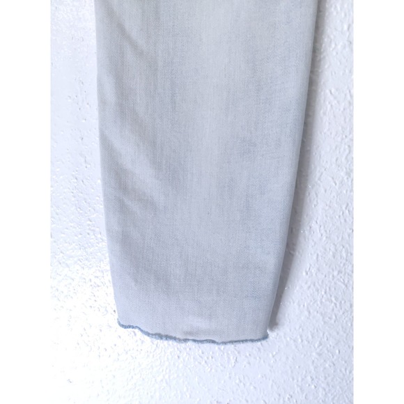 3/$20 FRAME Denim Light Blue Le Garçon Crop Cotton Blend Raw Hem Cropped Jean 24 - Picture 7 of 8